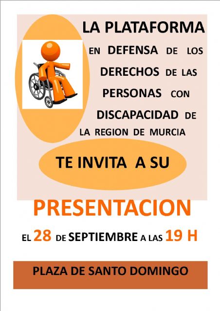 Plataforma en defensa de los derechos de las personas con discapacidad de la Región de Murcia - 1, Foto 1