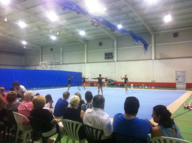 16 gimnastas participan en la exhibición de Gimnasia Rítmica de los Juegos del Guadalentín - 1, Foto 1