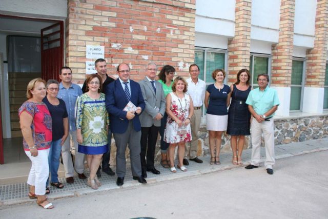 El presidente de la Región visitó la pedanía murciana de Puebla de Soto - 1, Foto 1