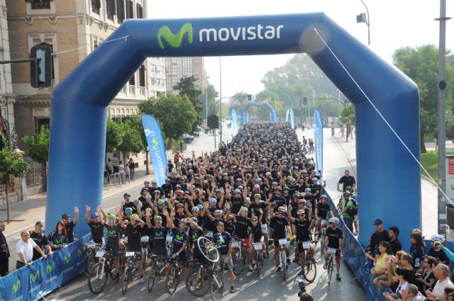 Más de 2.000 ciclistas se apuntan a la Marcha Movistar de Murcia - 1, Foto 1