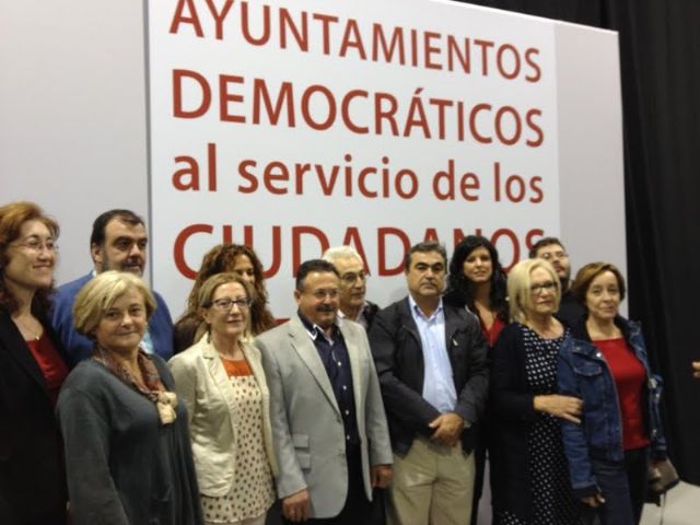 Responsables municipales del PSRM participan en Madrid en el acto contra la Ley de Administración Local del PP - 1, Foto 1