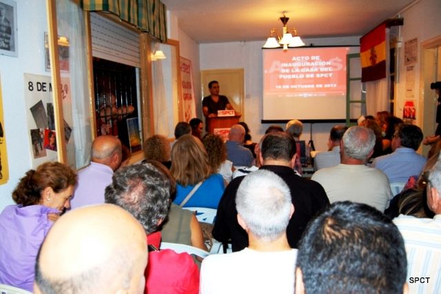 La izquierda de Cartagena se da cita en la apertura de la Casa del Pueblo de SPCT - 1, Foto 1