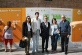 Autoridades municipales acompañan en Murcia a la empresa totanera Huevos Inmaculada en su iniciativa solidaria