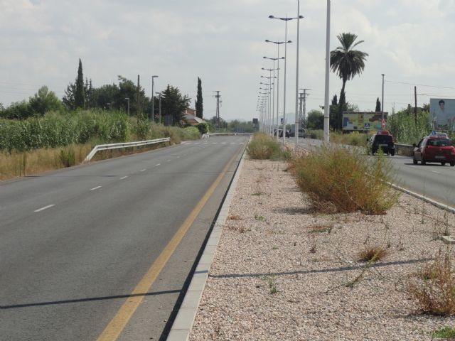 El Grupo Socialista denuncia que la nueva Avenida de Beniaján se está convirtiendo en una vía peligrosa - 1, Foto 1