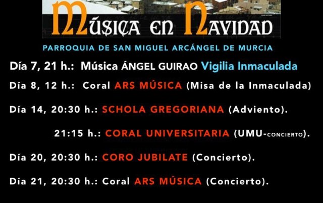 Conciertos de Navidad en la parroquia de San Miguel Arcángel de Murcia - 1, Foto 1