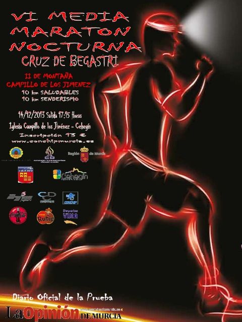 Mañana finaliza el plazo para participar en la VI Media Maratón Nocturna 'Cruz de Begastri' - 1, Foto 1