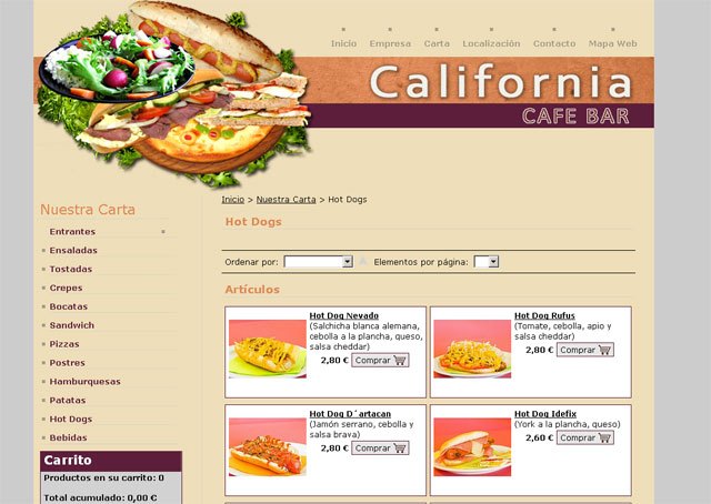 Ya puedes hacer tu pedido a Café-Bar California desde tu ordenador o smartphone, Foto 1