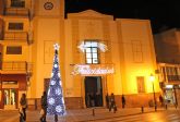 Las luces navideñas iluminan Puerto Lumbreras con iluminacin led para favorecer el ahorro energtico