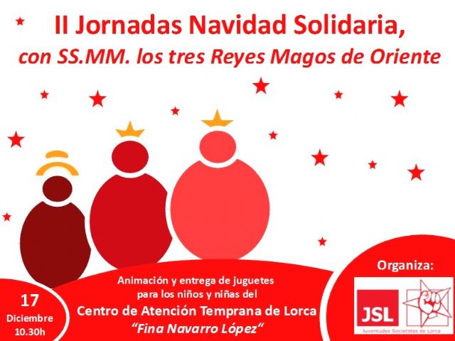 Juventudes Socialistas prepara la llegada de los Reyes Magos al Centro de Atención Temprana de Lorca - 1, Foto 1