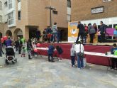 Huevos Inmaculada celebra la actividad de dibujo en la plaza Balsa Vieja que permitió hacer una gran donación a Cáritas