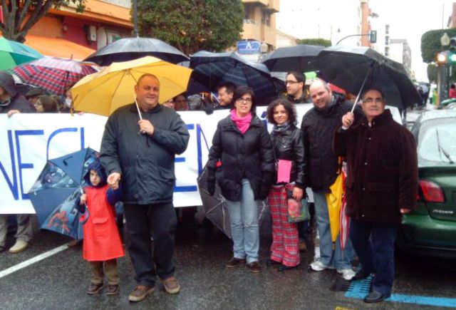 UPyD asiste a la manifestación en contra de la contaminación atmosférica que afecta a las poblaciones de Alcantarilla, Sangonera la Seca y Javalí Nuevo - 2, Foto 2