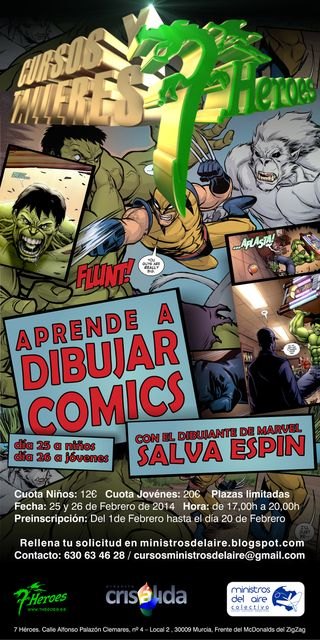 Aprende a dibujar comics con el dibujante de Marvel Salva Espin - 1, Foto 1