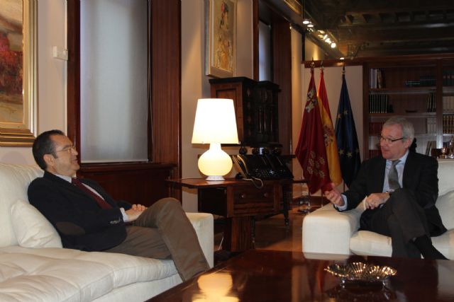 Valcárcel recibe al presidente de Agrupal, José García Gómez - 1, Foto 1