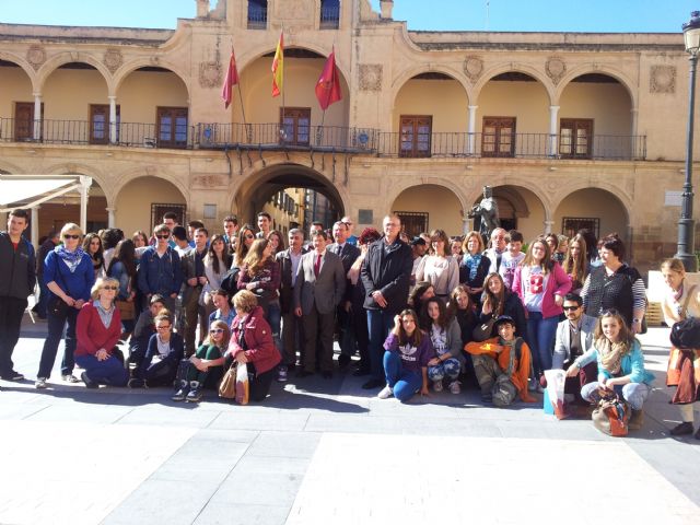 Jóvenes de Grecia, Alemania, Bélgica, Turquía, Polonia, Francia, Rumanía, Hungría, Italia y España participan en un programa de intercambio Europeo en Lorca - 1, Foto 1