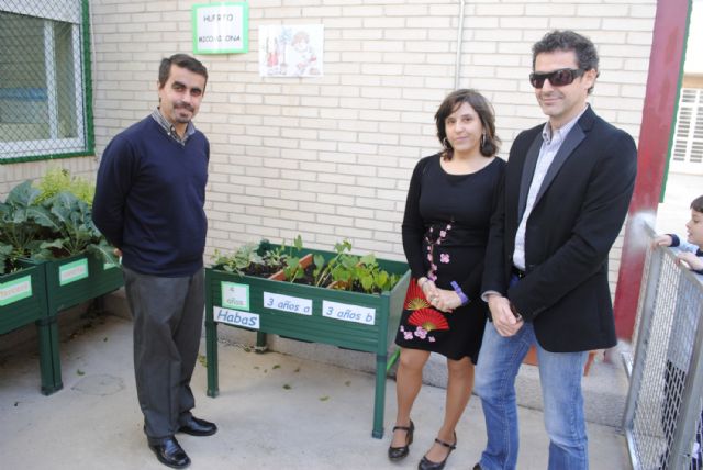 Los escolares del colegio Cervantes torreño presumen de huerto - 1, Foto 1