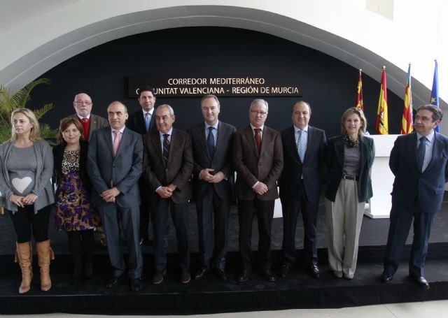 Valcárcel y Fabra reafirman su empeño en que el Corredor Mediterráneo sea una realidad en el horizonte de 2016 - 2, Foto 2