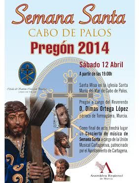 Cabo de Palos comienza su Semana Santa este sábado con el pregón - 1, Foto 1