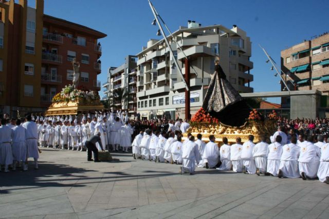 La procesión del Resucitado reunirá a cientos de personas mañana, con el Encuentro en la plaza Adolfo Suárez - 1, Foto 1