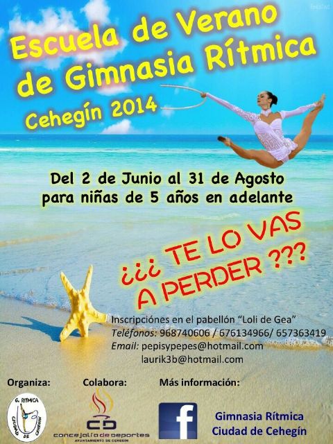 Abierto el plazo de inscripción para la Escuela de Verano de Gimnasia Rítmica - 1, Foto 1