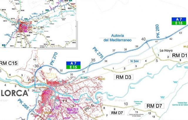 La Comunidad saca a licitación las obras de mejora de la carretera Lorca-La Hoya - 1, Foto 1
