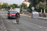 Juan Antonio Conesa llega esta tarde a El Albujn tras recorrer la pennsula en bici