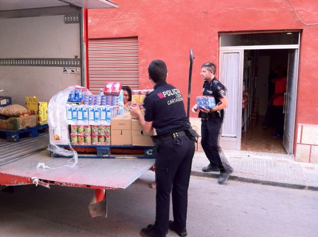 La Policía Local de Cartagena implicada con Cáritas San Diego - 4, Foto 4