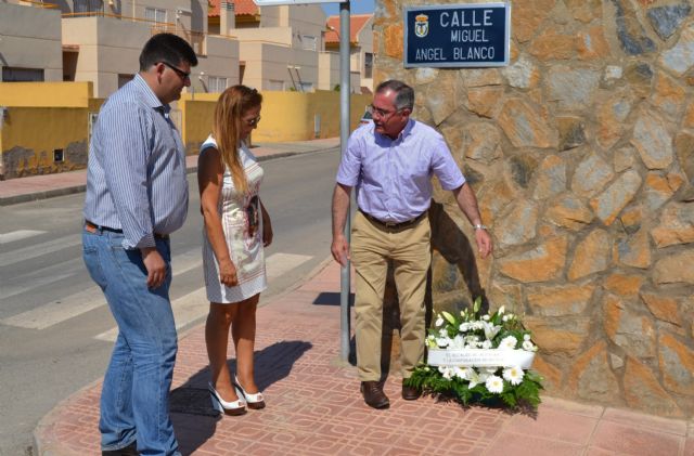 Águilas recuerda a Miguel Ángel Blanco en el decimoséptimo aniversario de su asesinato - 1, Foto 1