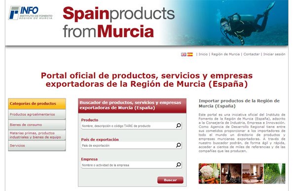 Compradores de 183 países consultan el portal del Info Spain Products from Murcia - 1, Foto 1