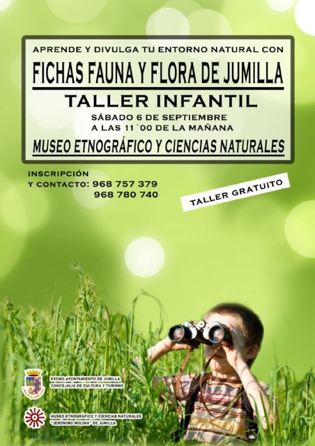 Vuelven las actividades infantiles en los museos del municipio con un taller sobre la flora y fauna de Jumilla - 1, Foto 1