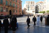 El jefe Superior de Policía en la Región de Murcia califica el año como triunfal en la celebración de la festividad del Cuerpo