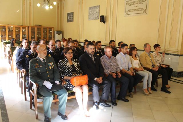 La Corporación Municipal recibe a la plantilla de la Policía Local para conmemorar su patrón Los Ángeles Custodios - 5, Foto 5