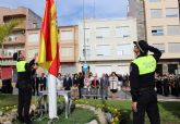 Puerto Lumbreras se suma al acto homenaje de la bandera de España con motivo del Día de la Hispanidad