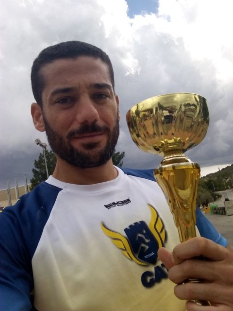 Bartolomé Sánchez, del Club Atletismo Totana, ganador de I Media maratón Huerta de Murcia - 1, Foto 1