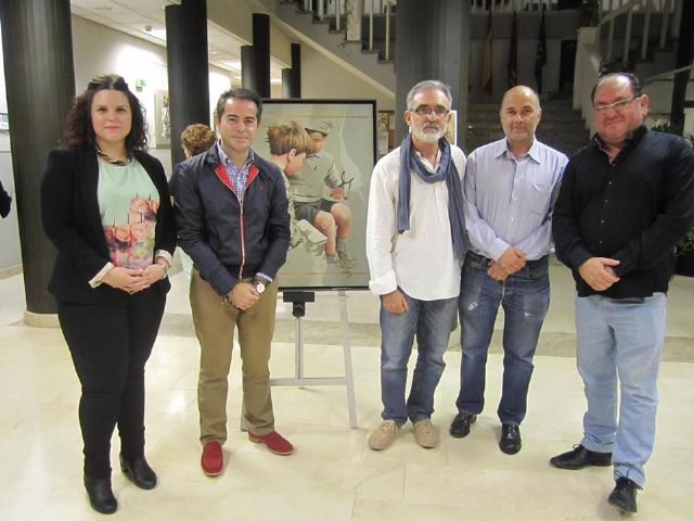 El Ayuntamiento de Lorquí acoge una muestra de la obra del pintor Marcos Amorós - 1, Foto 1