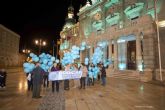 El Palacio Consistorial se ilumin de azul por el Da Mundial de la Diabetes