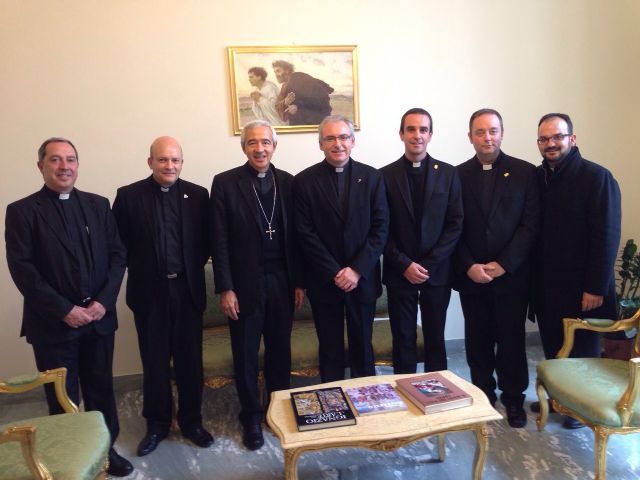 El equipo de formadores del Seminario San Fulgencio visita al Secretario de la Congregación para el Clero en Roma - 1, Foto 1