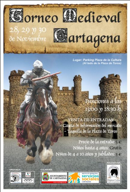 El Mercado de Época trae por primera vez a Cartagena un Torneo Medieval - 3, Foto 3