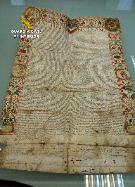 La Guardia Civil localiza una treintena de documentos de valor incalculable pertenecientes al patrimonio documental de la Región de Murcia - 3, Foto 3