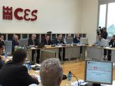 Francisco Martnez Asensio presenta al pleno del CES el Proyecto de Ley de Presupuestos de la Comunidad Autnoma para 2015