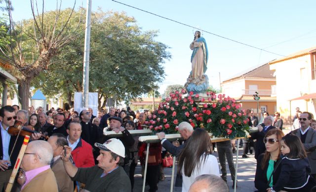 La pedanía lumbrerense La Estación- Esparragal celebra el día grande de sus fiestas en honor a la Purísima Concepción 2014 - 3, Foto 3