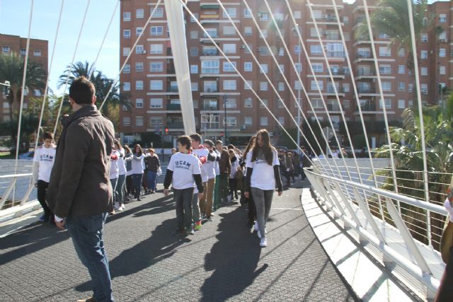 La UCAM y la Universidad Politécnica de Sevilla estudian la amortiguación de la pasarela Jorge Manrique - 1, Foto 1