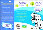 El Ayuntamiento de Alguazas emprende una campaña ciudadana sobre la recogida de excrementos de perros en la vía pública