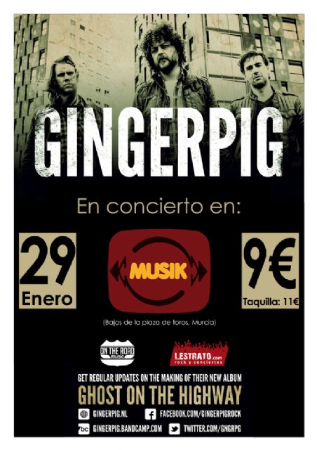 Los holandeses Gingerpig estarán de gira por España en enero - 1, Foto 1