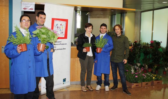 Mercadillo floral de Astrapace en la Conseje ría de Sanidad y Política Social - 1, Foto 1