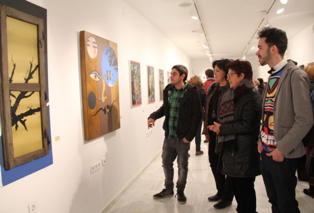 Los jóvenes artistas lumbrerenses Salva Piñero e Ismael Elvira inauguraron su exposición Libre albedrío en el Centro Cultural Casa de los Duendes - 3, Foto 3