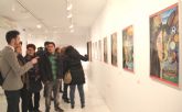 Los jóvenes artistas lumbrerenses Salva Piñero e Ismael Elvira inauguraron su exposición 