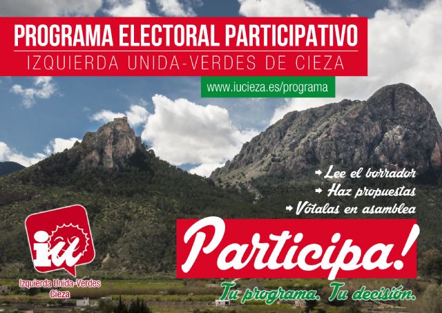 IU-Verdes de Cieza abre su programa electoral a la participación de la gente - 1, Foto 1