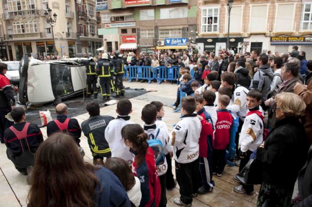 Demostraciones de Bomberos el sábado ante el Palacio Consistorial para celebrar a su patrón - 2, Foto 2