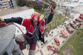 Demostraciones de Bomberos el sbado ante el Palacio Consistorial para celebrar a su patrn