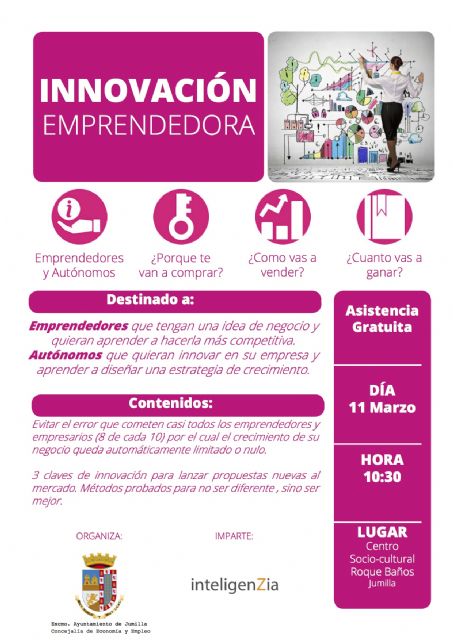 La Concejalía de Economía y Empleo organiza una jornada informativa sobre innovación emprendedora - 1, Foto 1